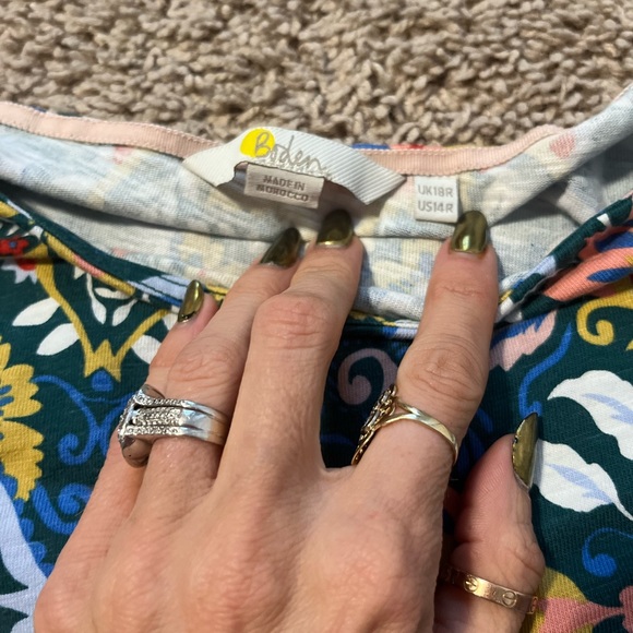 Boden  cotton dress with pockets. Size 14r. - Picture 4 of 4